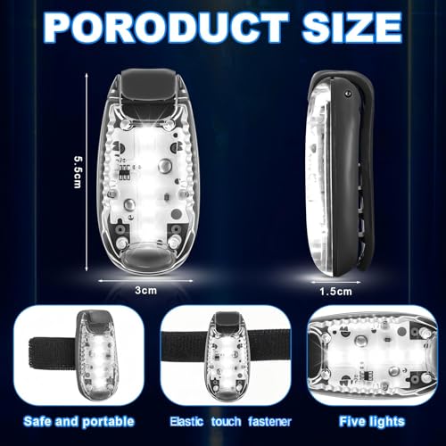 Copkim 30/60/100 Pcs LED Running Light Bulk - color: White