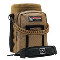 NATURE PIONEOR 64 oz Insulated Water Bottle Carrier Holder with Strap - color: Brown, size: 64 oz
