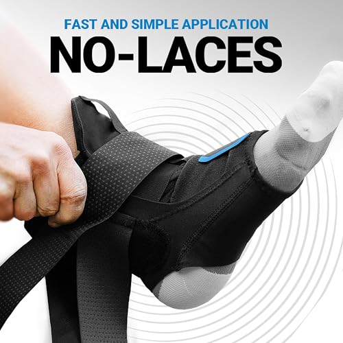 BioSkin No-Lace Ankle Brace for Sprained Ankle & Pickleball APX - size: X-Large