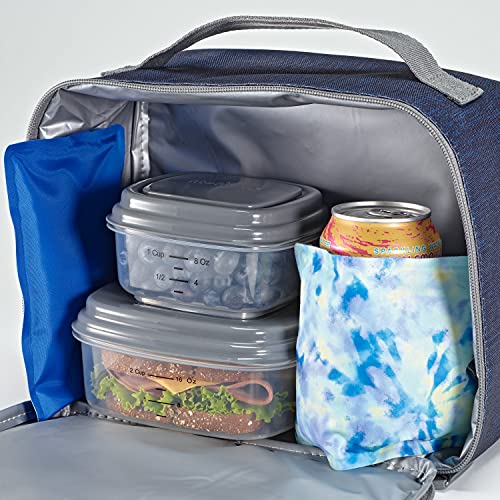 Fit & Fresh Cool Coolers Soft Ice Packs for Lunch Bags & Coolers, 2pk - color: Aqua Tie Dye (2 Pack)