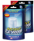 Instant Ice Wrap for Pain Relief, HEAL AT Home and Help First Responders with Instant Ice Wrap: 2 Packs, Reusable, No Refrigeration Needed: