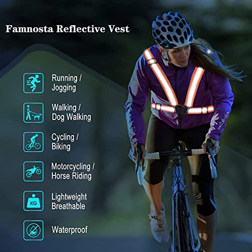 Running Reflective Vest Gear 3 Pack, Adjustable Safety Vest High Visible Reflective Belt Straps Night Walking Vest - color: Green,Gray,White