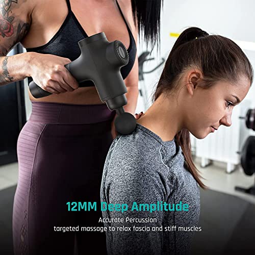 Mebak 3 Massage Gun Deep Tissue, Muscle Massager for Athletes Pain Relief - color: Black