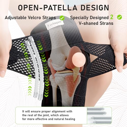 Knee Brace for Meniscus Tear: Compression Knee Support - size: Medium