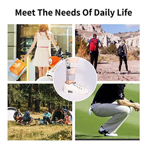 Medical Afo Foot Drop Brace Splint Ankle Foot Orthosis AFO Walking with Shoes or Sleeping for Men Women Stroke Hemiplegia Foot Drop Postural Correction Brace （Medium-Right） - size: Medium-Right