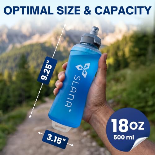Handheld Running Water Bottle (Premium - Blue) - color: Premium - Blue