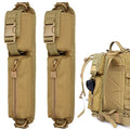 WYNEX Tactical Molle Accessory Pouch, Backpack Shoulder Strap Bag Shoulder Tape Additional Bag Multifunctional Hunting Tools Pouch - color: Khaki (upgraded) - 2 Packs