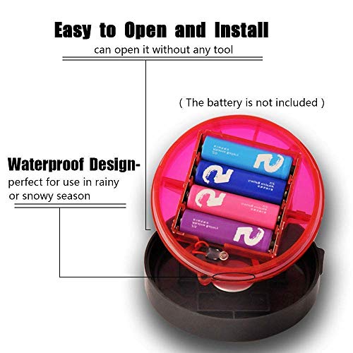 3 Pack LED Road Flares Roadside Flashing Emergency Lights Beacon with Magnetic Base for Vehicle and Outdoor Sports.(Blue) - color: Blue