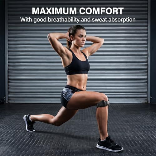 2 Pack Patella Band Support Silicone Patellar Tendon Support Strap