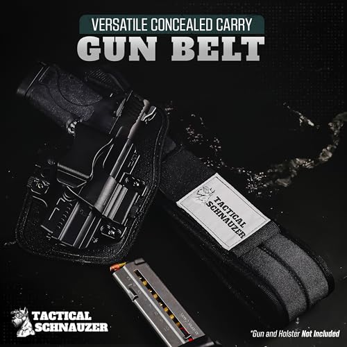 Concealed Carry Gun Belt | Use Your Own IWB Holster for Secure Retention and Safe Trigger Guard Protection - Concealed Carry for Men & Women - size: Medium (30" - 37")