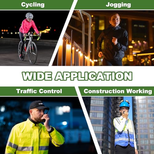 PATIKIL Reflective Safety Vest, Hi-Vis Safety Vests, Adjustable High Visibility Reflective Strips for Outdoor Jogging - color: Fuchsia