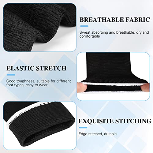 Haysandy 4 Pcs Kids Ankle Brace Support, Black, 10-15 Years - color: Black, size: 10-15 Years