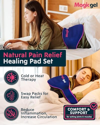 Magic Gel Ice Pack for Back Pain Relief | 1 Pack Reusable Lower Back Wrap for Hot or Cold Therapy | Relief for Lower Lumbar, Sciatic Nerve, Herniated or Degenerative Disc, Coccyx, Tailbone Pain - style: Back Gel Pack - 1 Pack