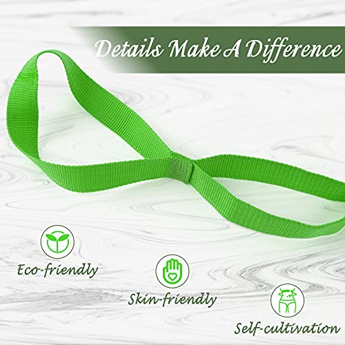 Scotamalone Stretching Yoga Strap Physical Therapy Stretch Bands - color: green