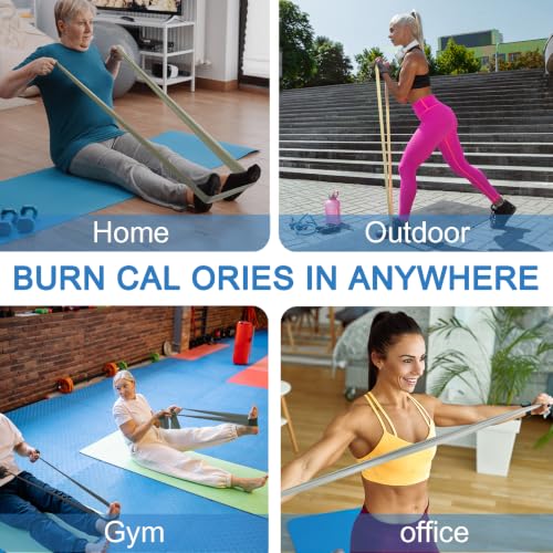 Resistance Bands for Working Out, Physical Therapy, Exercise, Pilates, Yoga - color: Classic Collection