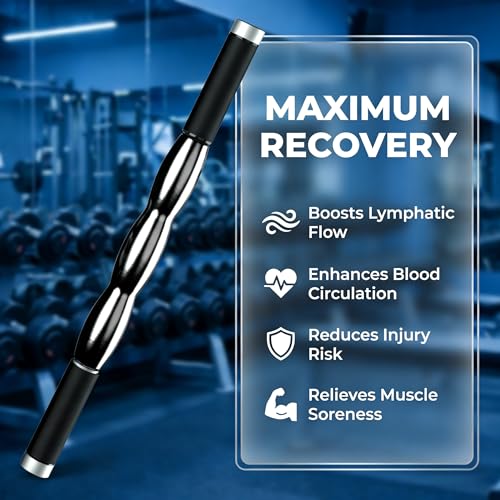 19.5”Muscle Roller Massage Roller Stick for Myofascial Release