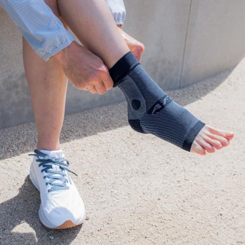 OrthoSleeve Slip-on Ankle Brace for increased mobility from swelling, ankle pain, ankle strain and weak ankles (Small) - size: Small
