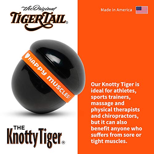 Tiger Tail Knotty Tiger Knot Buster Massage Ball Tool Delivers Elbow Deep Pressure Relieving Hands Fingers Thumbs from Fatigue - size: Knotty Tiger
