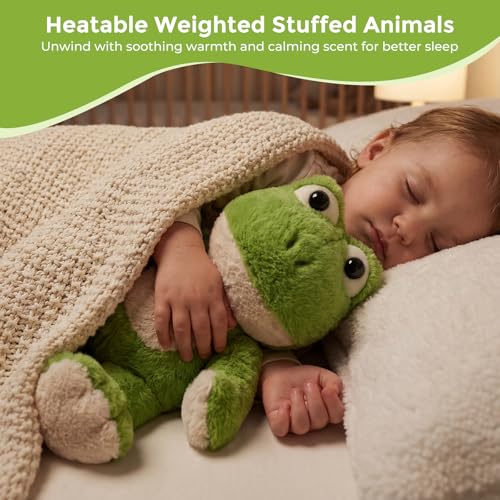Microwavable Frog Stuffed Animals, Heatable & Coolable Plush Toys - style: C-Frog