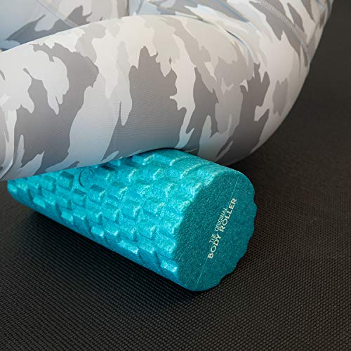 The Original Body Roller - High Density Foam Roller Massager for Deep Tissue Massage of the Back and Leg Muscles - Self Myofascial Release of Painful Trigger Point Muscle Adhesions (Turquoise) - color: Turquoise