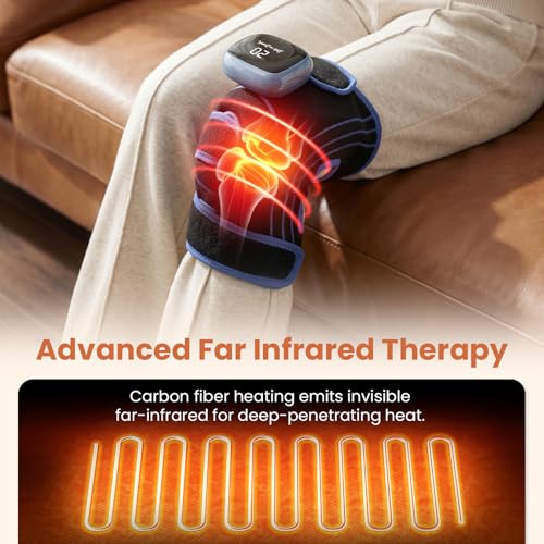 BOB AND BRAD Cordless Far Infrared Knee Heating Pad, FSA-HSA Eligible