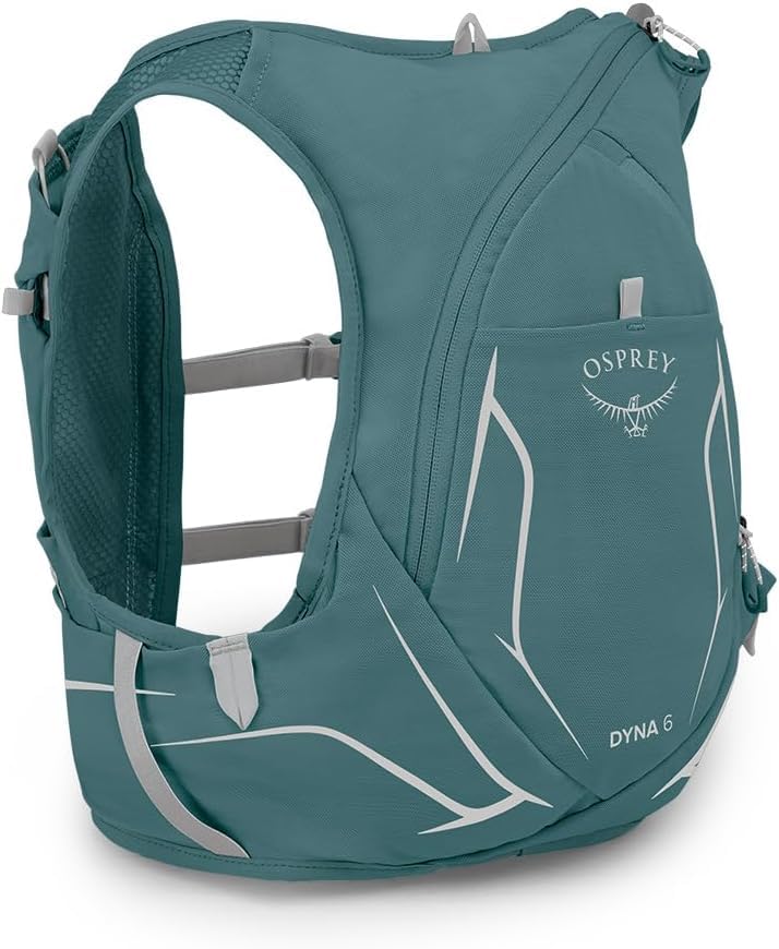 Osprey Dyna 6L Women's Running Hydration Vest with Hydraulics Reservoir - color: Cascade Blue/Silver Lining, size: Large