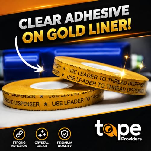 WOD General Purpose ATG Tape, 3/4 inch x 36 yds. (Set of 8 Rolls) Adhesive Transfer Tape Glider Refill Rolls Clear Adhesive on Gold Liner (Acid Free) RWATG20 - size: 3/4" - Pack of 8