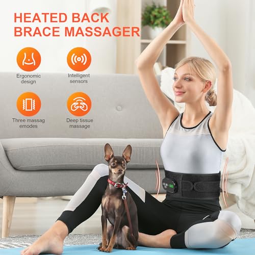 Lower Back Heating Pad with Massager Back Relaxation