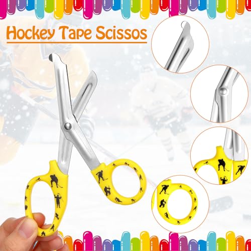 Chumia 12 Pack Hockey Tape Scissors, 5.7" Heavy Duty Athletic Tape Cutter - style: Hockey Style