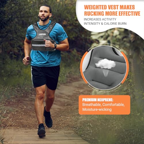 Adjustable Weighted Vest Women, 6-12 Lb Ruck Vest with 6 Ironsand weights - color: Gray, size: 20-32 Lbs