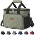 Lifewit Insulated Lunch Box for Men, Lunch Bag Cooler Women, 24-Can 15L - color: Dark Green, size: Large(15L)