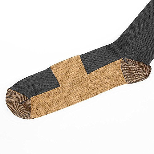 Graduated Compression Socks (3 Pair) Calf High Men Women Support Stocking.