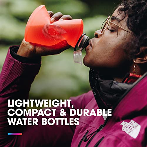 HydraPak Stow Collapsible Water Bottle (350ml, 500ml, 1L) - color: MTN Redwood, style: 17oz/500ml