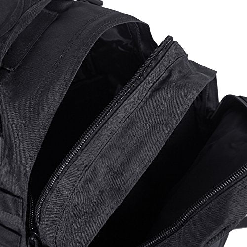 Seibertron Roving Motorcycle Riding Street Dirt Bike Waterproof Rucksack Backpack with Raincover Black - color: 3d Black
