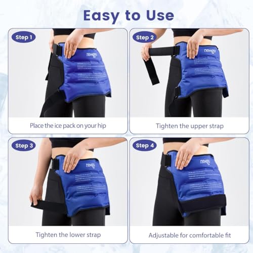 NEWGO Hip Ice Pack – Hot/Cold Therapy for Post-Surgery Relief