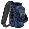 NATURE PIONEOR 32 64 128oz Tactical Water Bottle Pouch, MOLLE Bottle Holder - color: Deep Blue, size: 32OZ