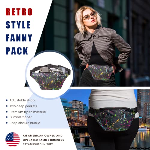 Funny Guy Mugs Paint Splatter Premium Fanny Pack - color: Paint Splatter