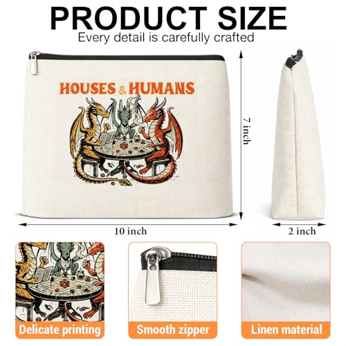 Dnd Makeup Bag Gifts for Women, Funny Dnd Gifts for Rpg Gamers Players - color: Rpg