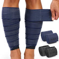 Compression Wraps for Legs Swelling Relief, Adjustable Breathable, 2 Pack - color: Dark Blue, size: 70.87"
