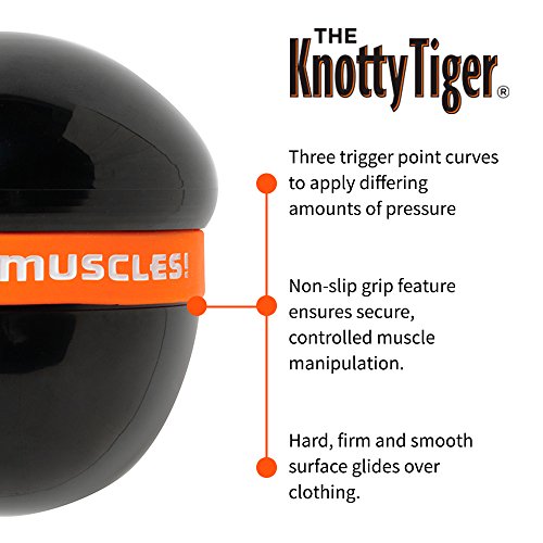Tiger Tail Knotty Tiger Knot Buster Massage Ball Tool Delivers Elbow Deep Pressure Relieving Hands Fingers Thumbs from Fatigue - size: Knotty Tiger