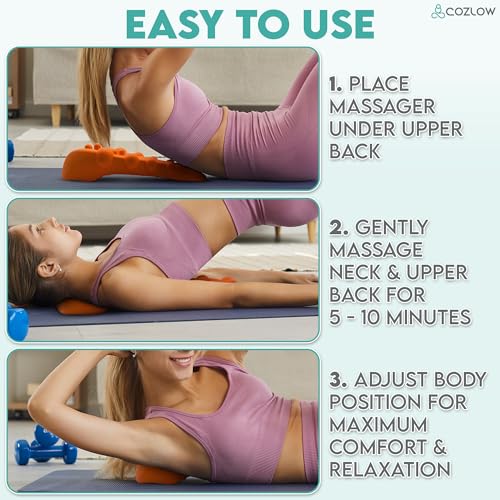 Trapezius Trigger Point Massager, Occipital Release Tool, 14 Massage Nubs
