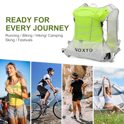 IX INOXTO Running Vest Hydration Backpack, Lightweight Running Backpack - color: Green