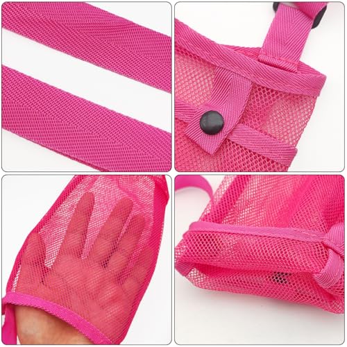 DanziX 2 Pcs Water Bottle Carrier Pouch, Water Bottle Holder with Adjustable Strap and Pouch for Walking and Travelling(Black&Pink) - color: Black&Pink
