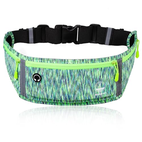 Running Belt Slim Fanny Pack Jogging Pouch Phone Holder Waist Pack - Green - color: I Green