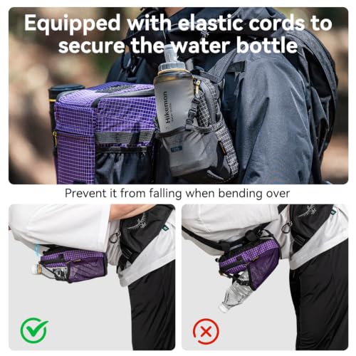 HIKEMAN Backpack Shoulder Strap Pouch - Smartphone Strap Pack,Waterproof Backpack Strap Pocket Attachment Bag for Hikers,Small Crossbody Bag Waist Pack for Sports Hiking Camping (Army Green) - color: Army Green
