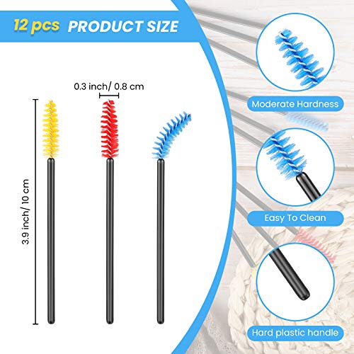 Outus 12 Pieces Hummingbird Feeder Cleaning Brush Mini Nylon Brush Set Cleaner for Bottles, Tubes, Jars, Bird Feeder (3.9 Inches/6.7inches) - size: 3.9 inches/6.7 inches