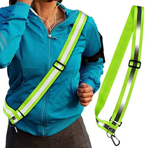 Reflective Belt for Running Army PT Belt Reflective Running Gear - color: Reflective Sash