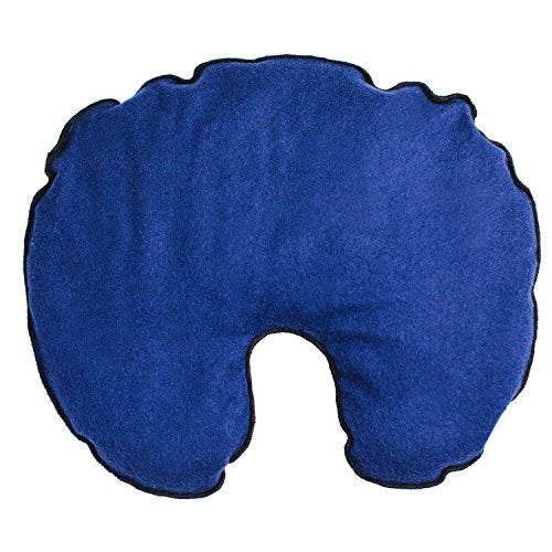 Hot Cold Face Mask with Washable Cover – Reusable Natural Relief for Migraine, Sinus, Headache, and Stress - color: Blue