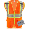 3M High Visibility Reflective Safety Vest Orange,M - color: 3m, size: Medium