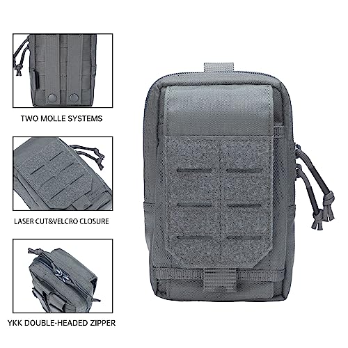EXCELLENT ELITE SPANKER Tactical EDC Pouch Molle Utility Pouch Phone Pouch - color: Gray